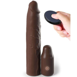 Fantasy x-Tensions - Tuleja Pipedreams 22,86 cm + 7,62 cm Wtyczka Pilota Brazowa