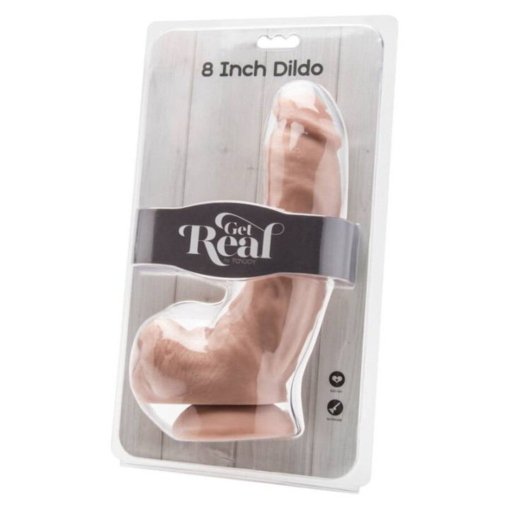 Get Real - Dildo 20,5 cm With Balls Skin