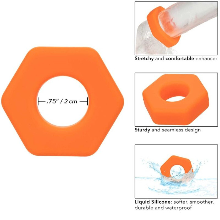 Calexotics - Alpha Anel Prolong Sexagon Laranja