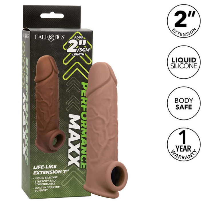 Calexotics - Performance Maxx Life-Like Extension 7 Pele Marrom