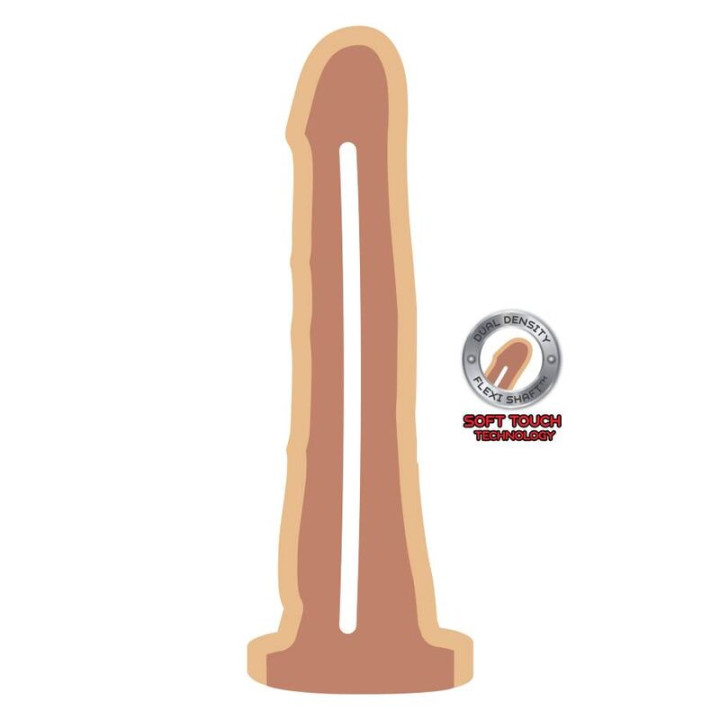 Get Real - Dong o Podwojnej Gestosci 19 cm Skora