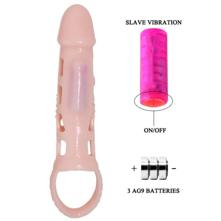 Pretty Love - Harrison Penis Extender Cover With Vibration And Strap 13.5 cm