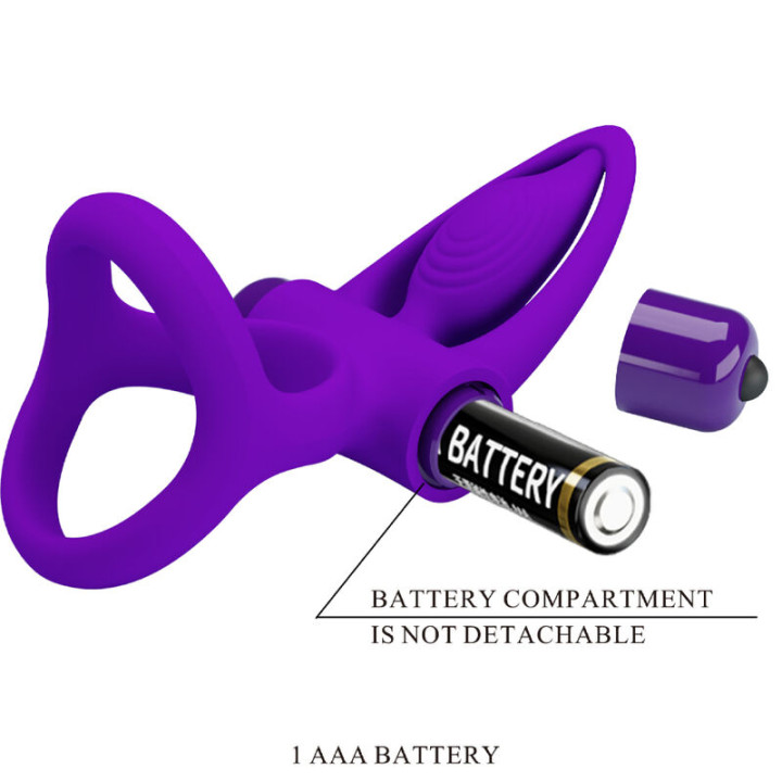 Pretty Love - Vibratorring 10 Vibrationen Lila Silikon