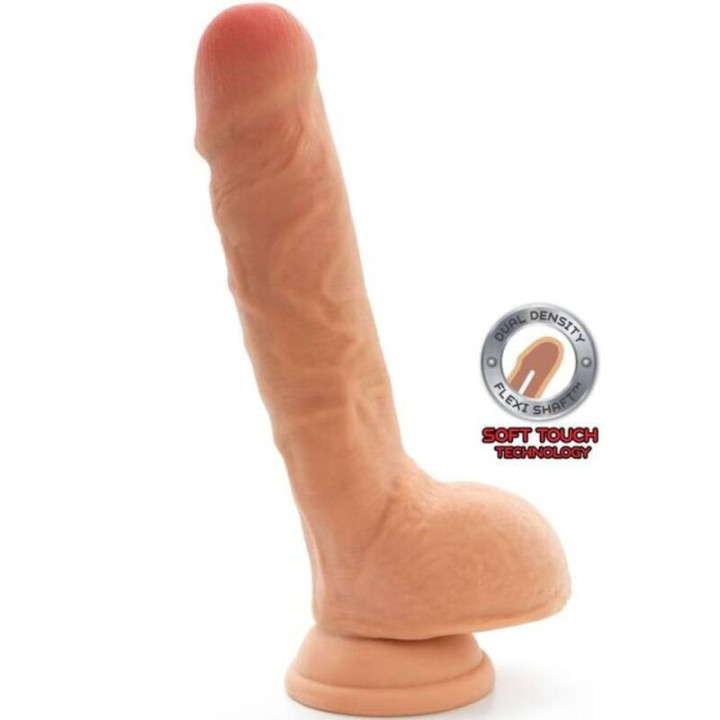 Get Real - Dual Density Dildo 25,5 cm Holen Haut