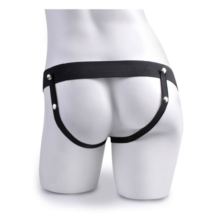 Fetish Fantasy Series - Adjustable Harness Realistic Penis With Balls Squirting 19 cm