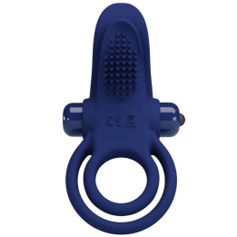 Calexotics - Alpha Anillo Extensión Escroto Doble Negro