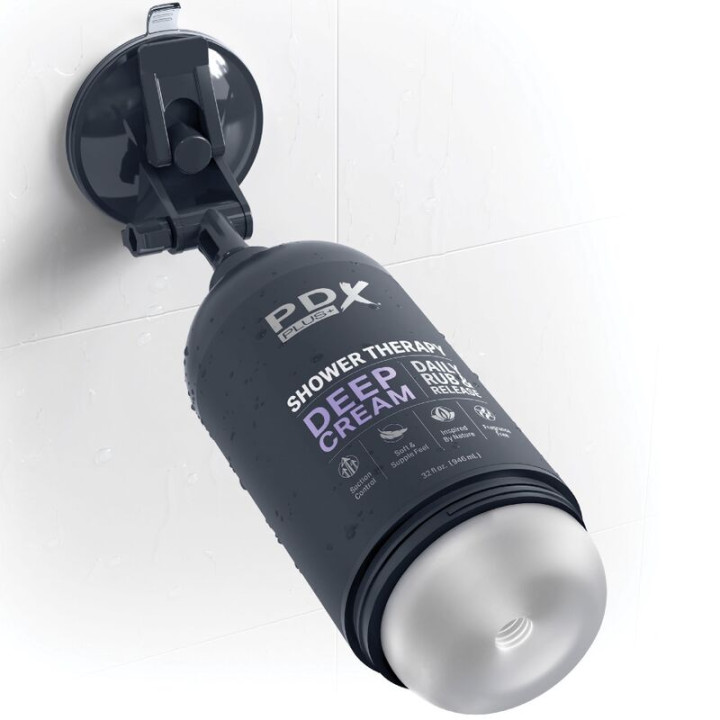 Pdx Plus - Stroker Masturbator Diskretes Tiefe Creme-Shampoo-Flaschen-Design