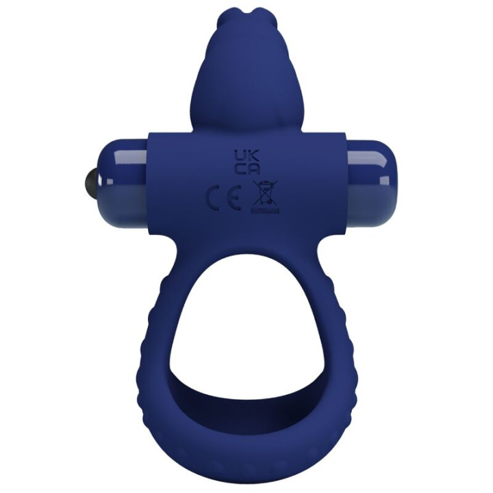 Pretty Love - Luchito Anello Vibrante Doppio Coniglio Blu