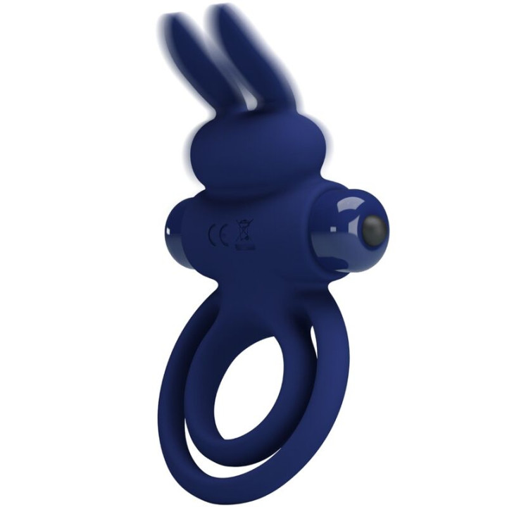 Pretty Love - Darey Anel Vibrante Duplo Coelho Azul