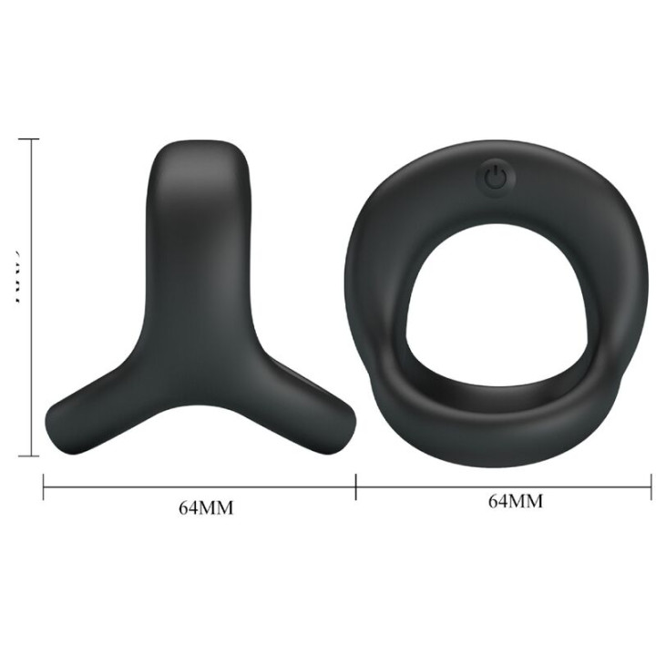 Pretty Love - Elliott Black Vibrator Ring