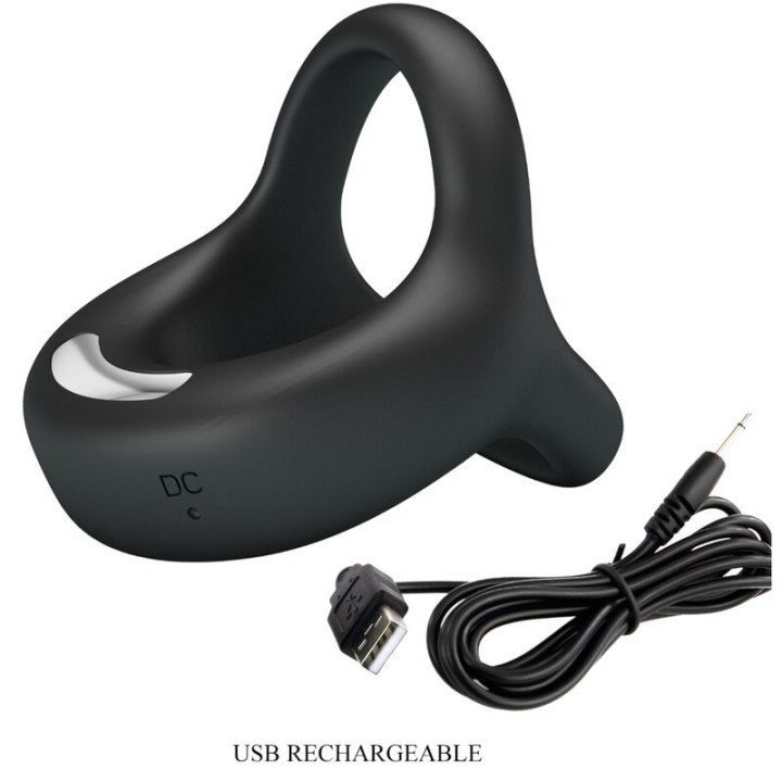 Pretty Love - Elliott Black Vibrator Ring