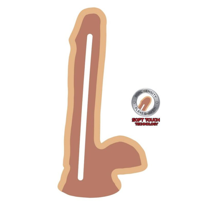 Get Real - Dildo a Doppia Densit 17 cm Palle Pelle