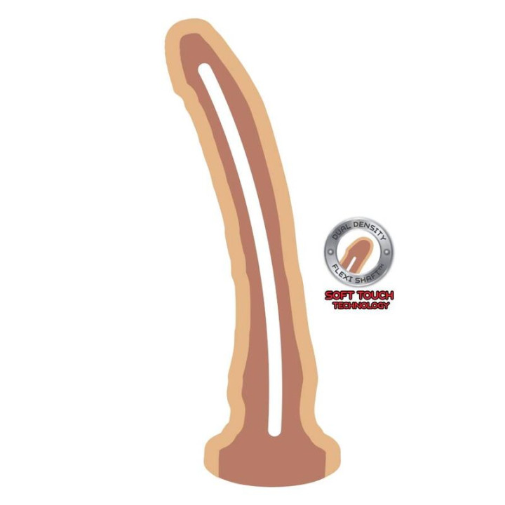 Get Real - Dual Density Dong 20,5 cm Skin