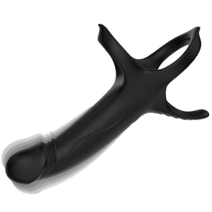 Armony - Gode Avec Anneau et Vibrateur Noir
