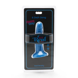 Get Real - Dildo 18 cm With Balls Black