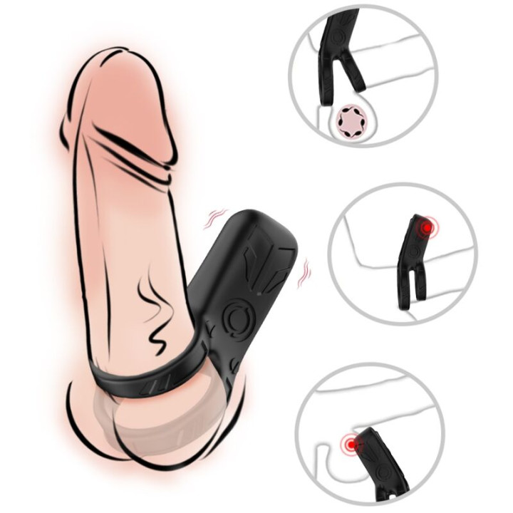 Armony - Vibrateur Double Anneau Noir