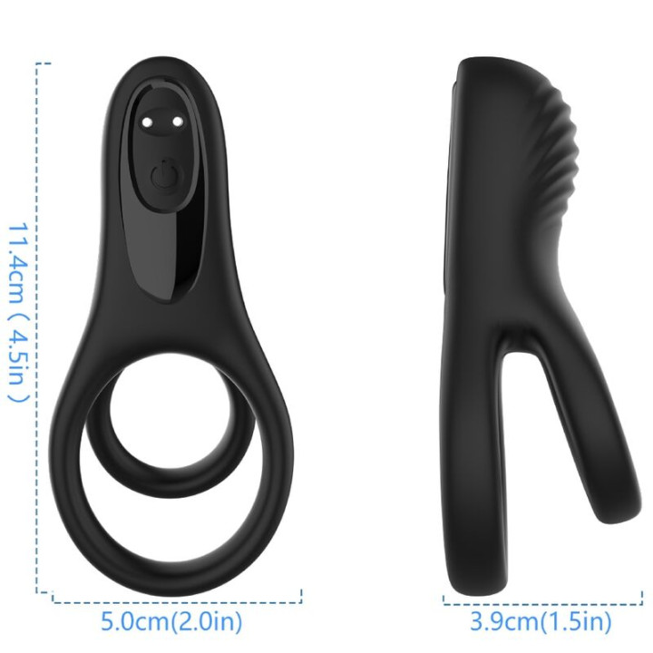 Armony - Vibrador de Anel Duplo Preto