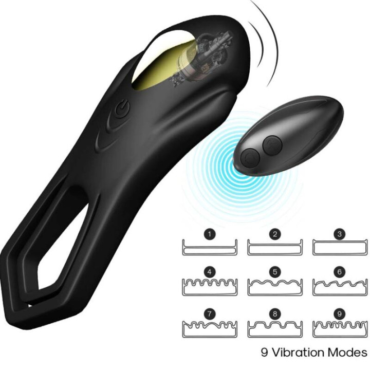 Armony - Télécommande Double Anneau Vibrateur Roadster Noir