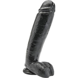 Get Real - Dildo 25,5 cm Mit Kugeln Schwarz