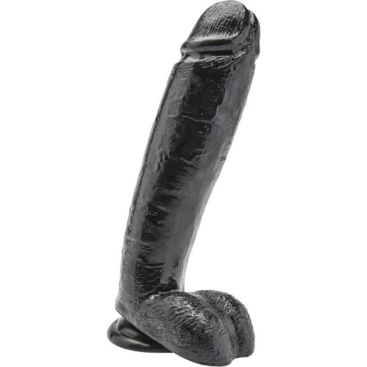 Get Real - Dildo 25,5 cm Com Bolas Preto
