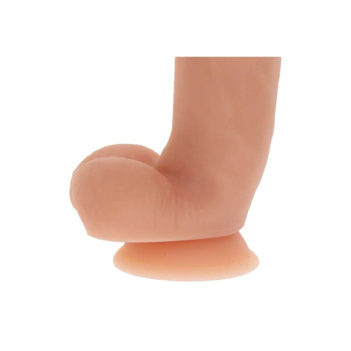 Get Real - Silikonowy Dildo 18 cm w Kulkach Skora
