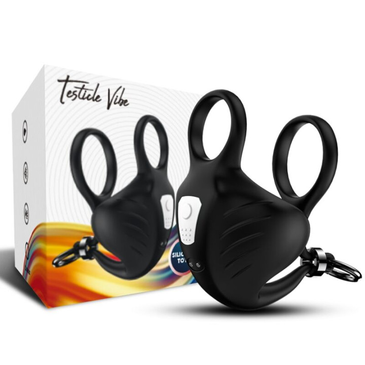 Armony - Anello Vibratore Manta Scroto Nero