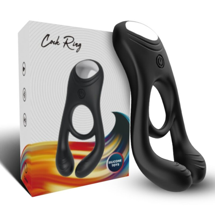 Armony - Veyron Doppio Anello Vibratore Giocattolo Per Coppia Telecomando Nero