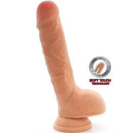 Get Real - Dildo de Dual Densidade Pele de Bolas de 18 cm