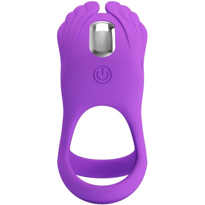 Pretty Love - Silas Vibrant Penis Ring 7 Vibrationen Lila Silikon