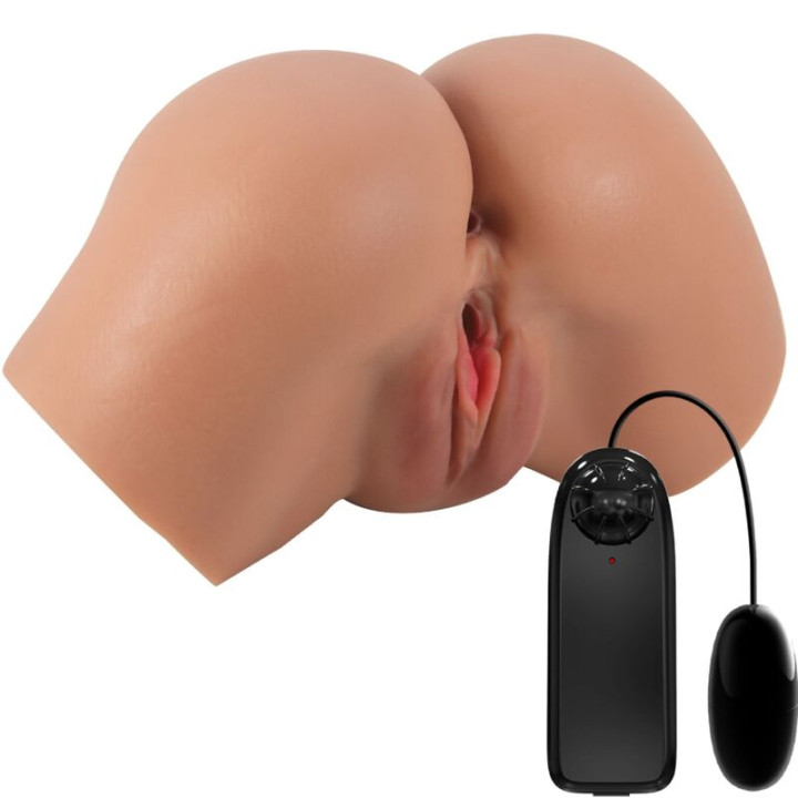 Crazy Bull - Hailey Vibrateur Fessier Avec Contrôle Réaliste du Vagin et de l'Anus à Télécommande