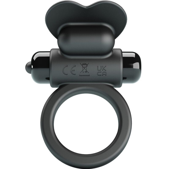 Pretty Love - Debonaire Vibrating Ring Rabbit 10 Vibrations Black