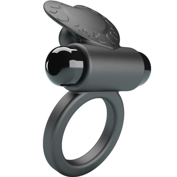 Pretty Love - Debonaire Vibrationsring Kaninchen 10 Vibrationen Schwarz
