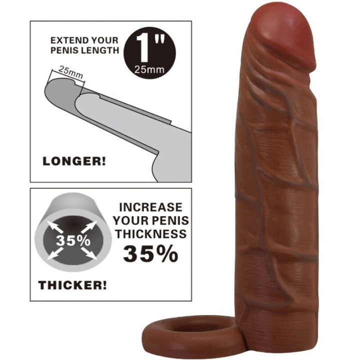Intense - Bobby Duplo Anel de Silicone Para Pênis Preto