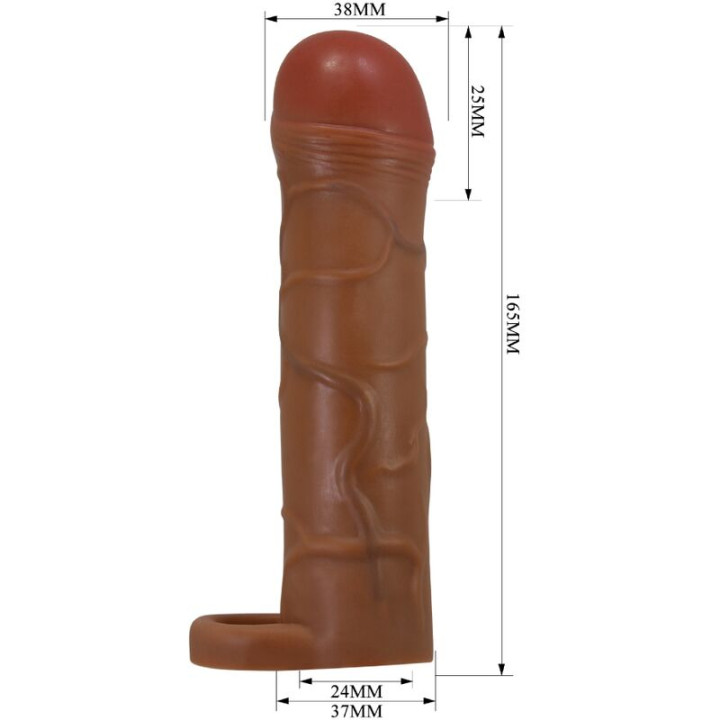 Pretty Love - Bunion Penis Sleeve Mit 2,5 cm Verlängerung Mulatte