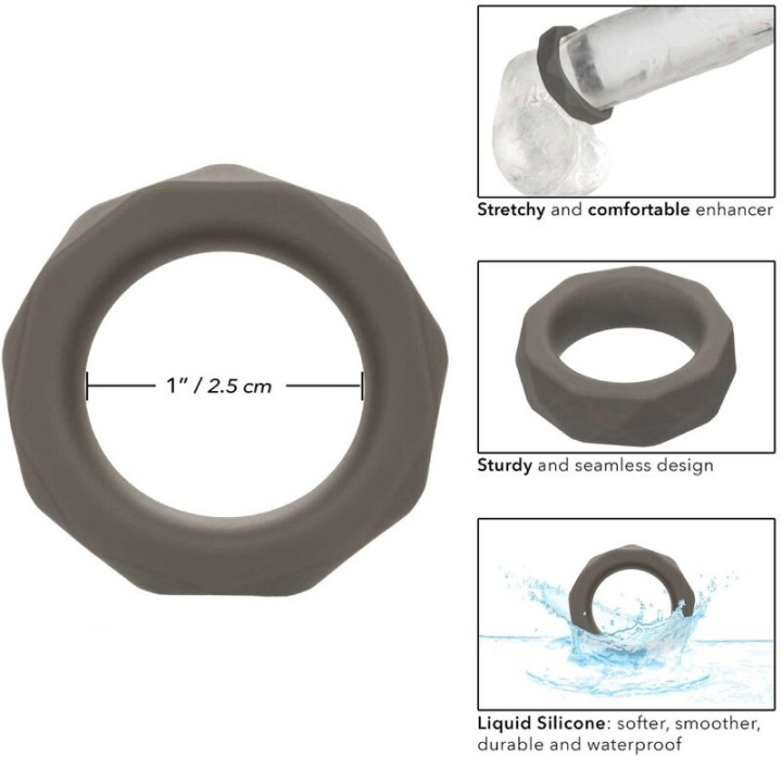 Calexotics - Alpha Anillo Prolong Prismtico Gris
