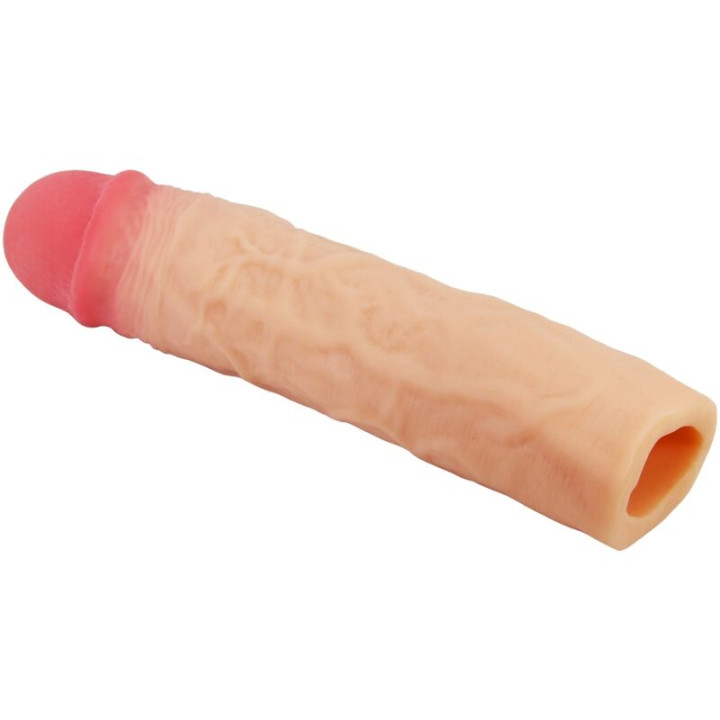 Pretty Love - Derek Funda Pene Con Extensión de 7.6 cm Natural