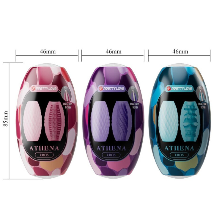 Pretty Love - Athena Eros Pack 15 Masturbadores Masculinos Varios