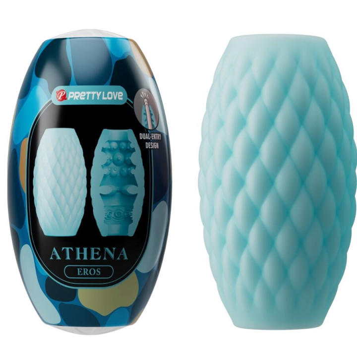 Pretty Love - Athena Eros Silicone Male Masturbator Sky Blue