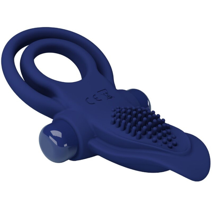 Pretty Love - Bronson Anel Duplo Com Vibrao Azul