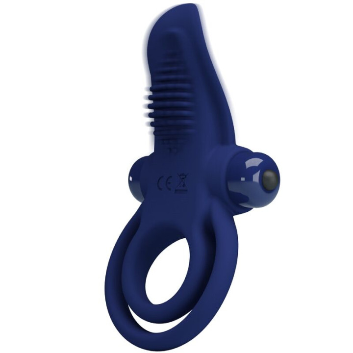Pretty Love - Bronson Anel Duplo Com Vibrao Azul