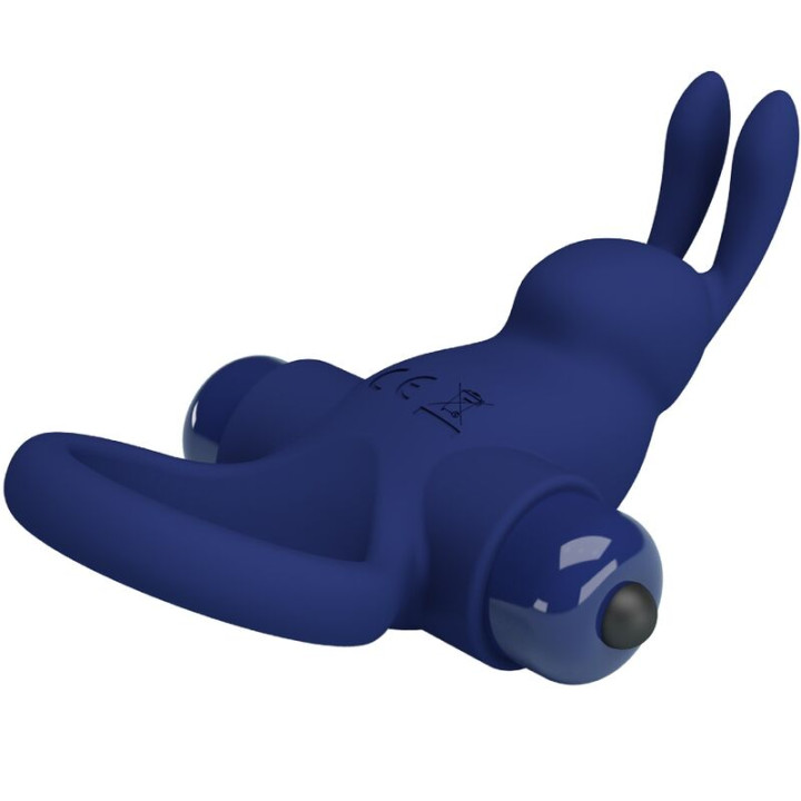 Pretty Love - Jiro Anello Coniglio Con Vibrazione Blu