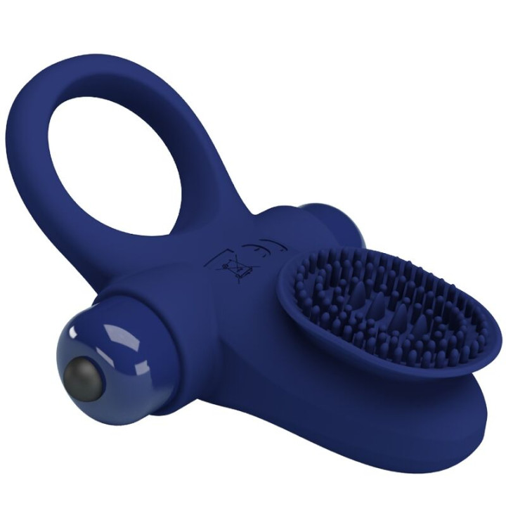 Pretty Love - Palle Anello Con Vibrazione Blu