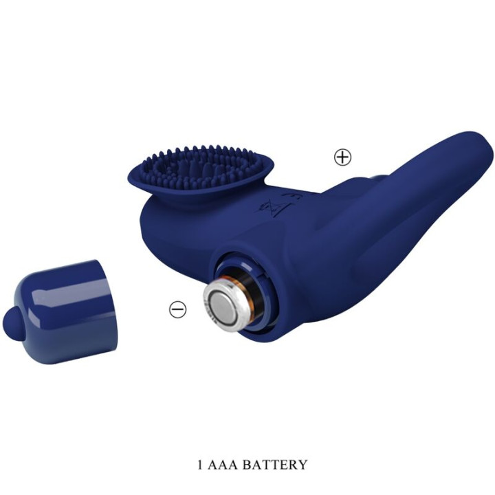 Pretty Love - Palle Ring Mit Vibration Blau