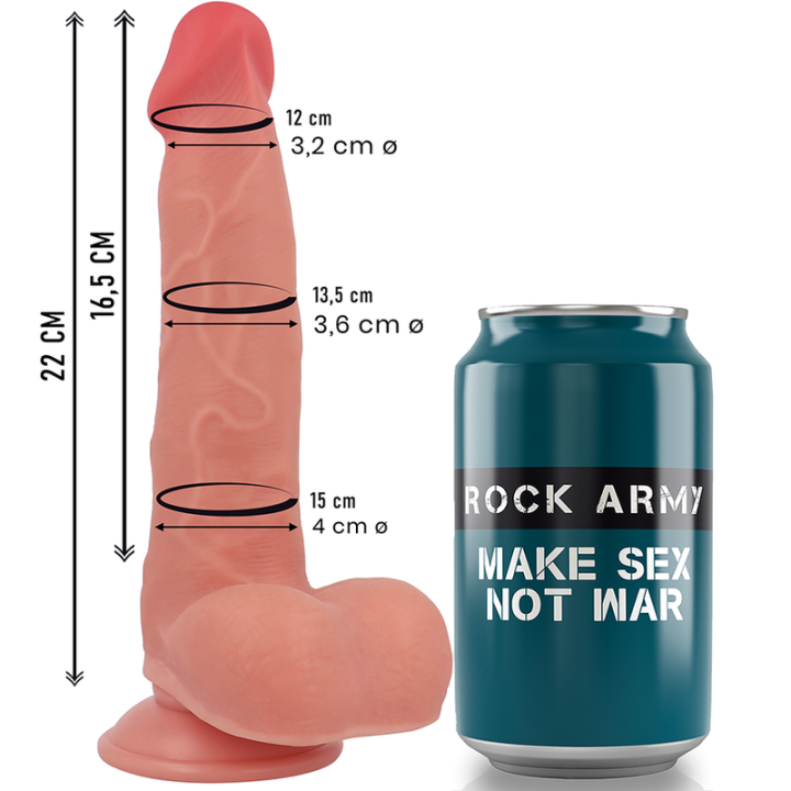 Rockarmy - Liquid Silicone Ranger 22 cm -o- 3.6 cm