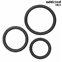 Addicted Toys - Set Silikonringe Modell 2