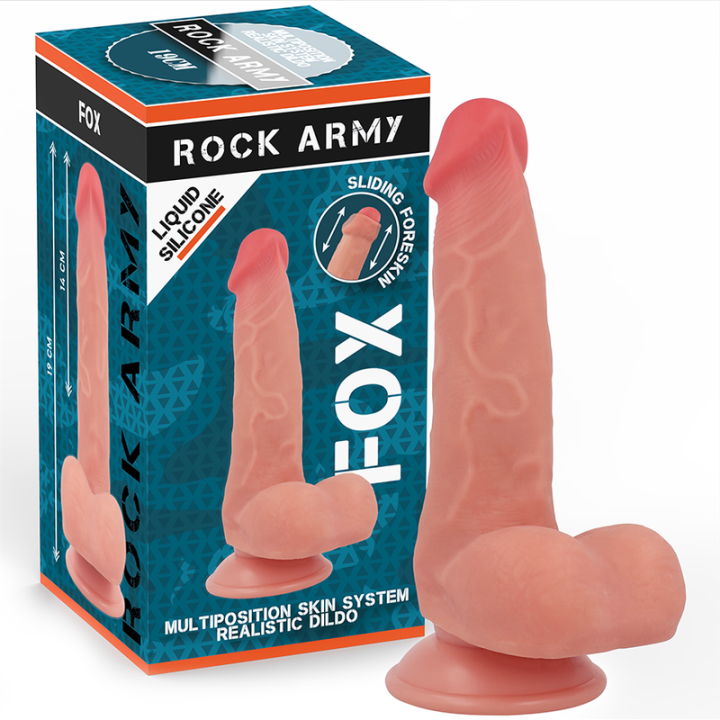 Rockarmy - Silicone Líquido Fox 19 cm -o- 3,2 cm