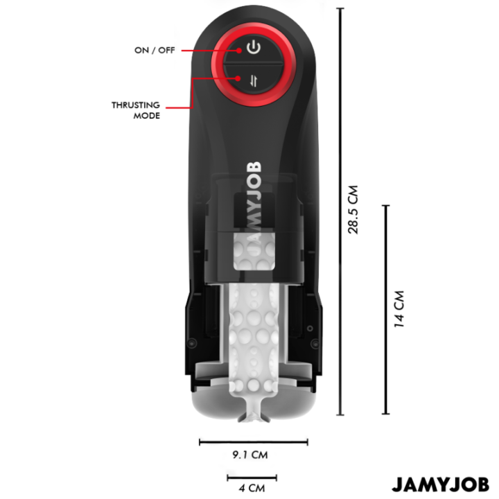 Jamyjob - Gravity Automatic Vagina Masturbator 5 Thrusting Modes And Sound Effect