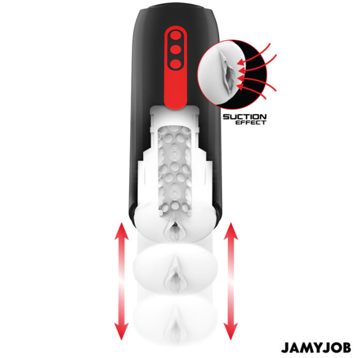 Jamyjob - Masturbador Automático Phantom Vagina 5 Modos de Sucção e Impulso