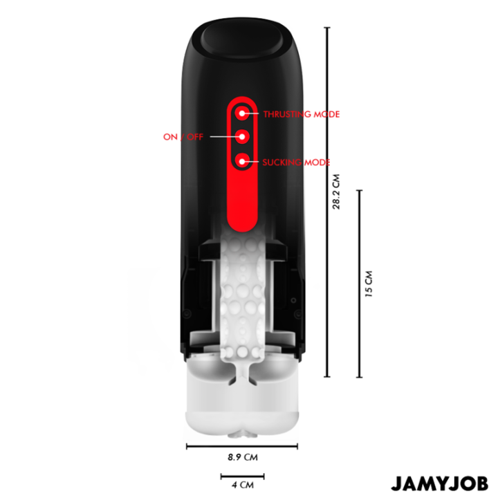 Jamyjob - Masturbador Automático Phantom Vagina 5 Modos de Sucção e Impulso
