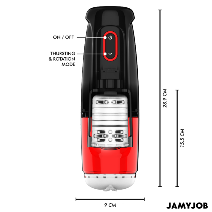 Jamyjob - Storm Automatic Vagina Masturbator 10 Rotation And Thrust Modes